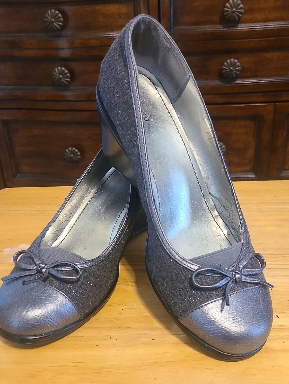 Style & Co Classic Women's Gray Bow Ballet Flats